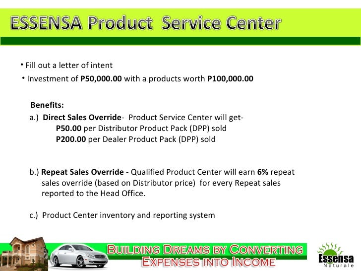 Essensa naturale business presentation