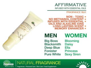 Essensa Naturale business presentation