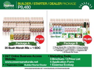 Essensa Naturale business presentation