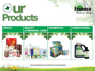 Essensa Naturale business presentation