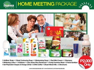 Essensa Naturale business presentation