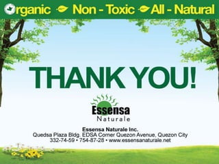 Essensa Naturale business presentation
