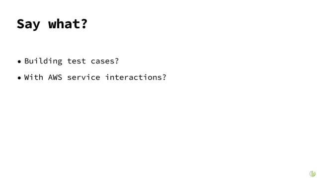 Testing your AWS code with the MOTO library | PPT
