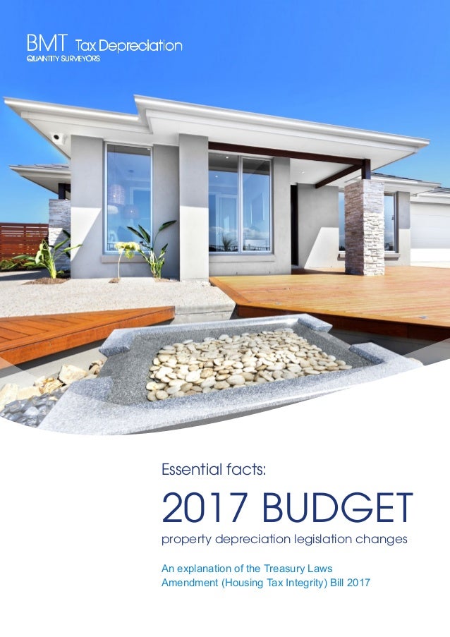 Essential Depreciation Facts 2017 Budget