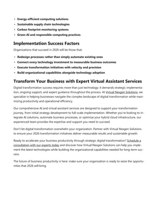 Essential Digital Transformation & Technology Trends Driving Business ...