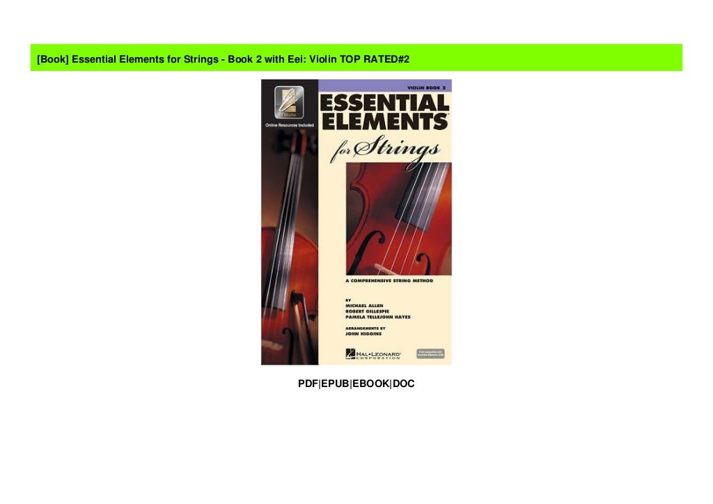 Essential Elements for Strings Book 2 with Eei Violin TOP RATED2