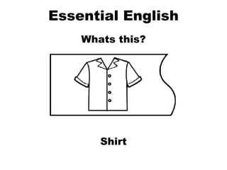 Essential English Whats this? Shirt 