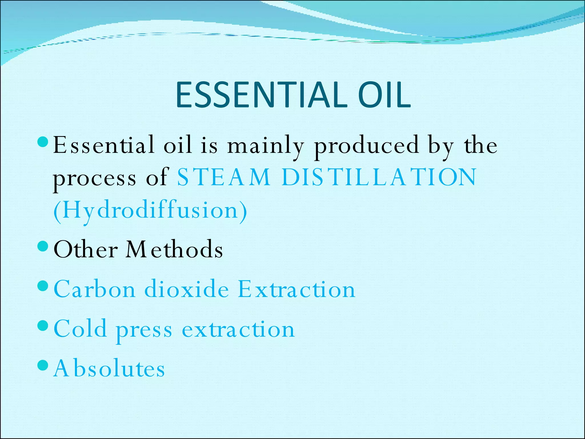 Essential Oil Production | PPT