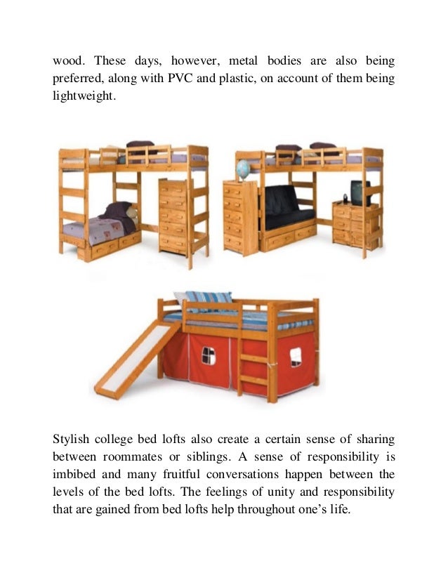 Essential Benefits of Stylish College Bed Lofts