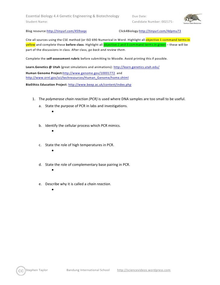 Essential Biology 04 4 Geic Engineering Biotechnology