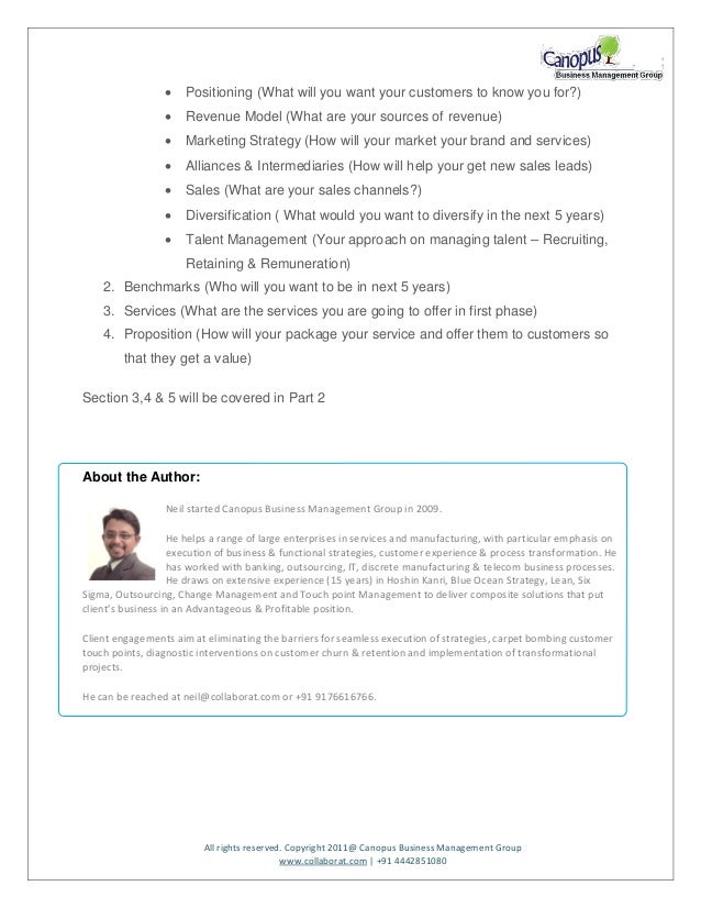 Business plan essential elements picture