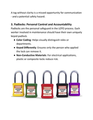 Essential Components of an Effective LOTO Kit_ Ensuring Workplace ...