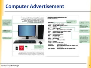 XPXPXPComputer Advertisement
Essential Computer Concepts 4
 