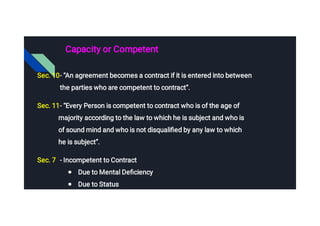 Essential Elements of valid contract of Indian Contract Act 1872 | PDF