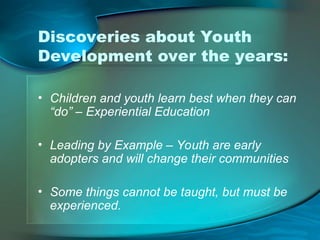 Essential elements of youth development must read | PPT