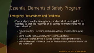 Essential Elements to an Effective Safety Program | PPTX