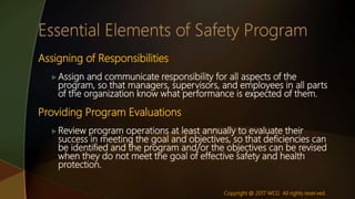 Essential Elements to an Effective Safety Program | PPTX