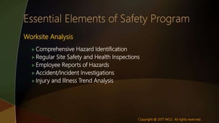 Essential Elements to an Effective Safety Program | PPTX