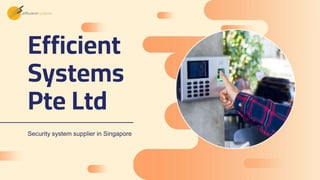 Efficient
Systems
Pte Ltd
 