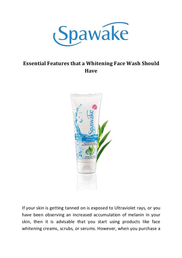 spawake face wash