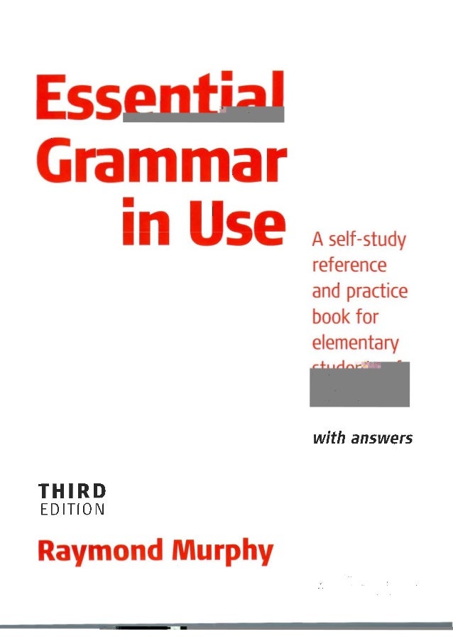 Essential grammar in use