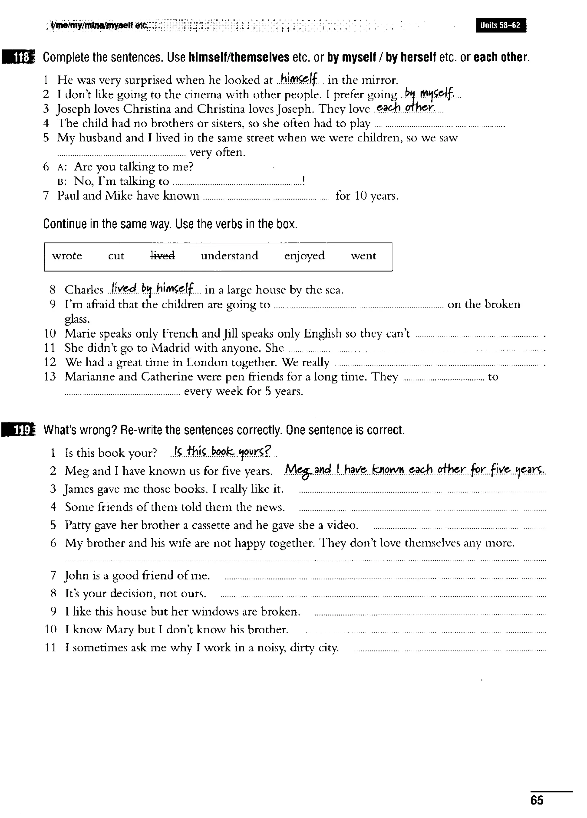 Essential grammar in use supplementary exercises