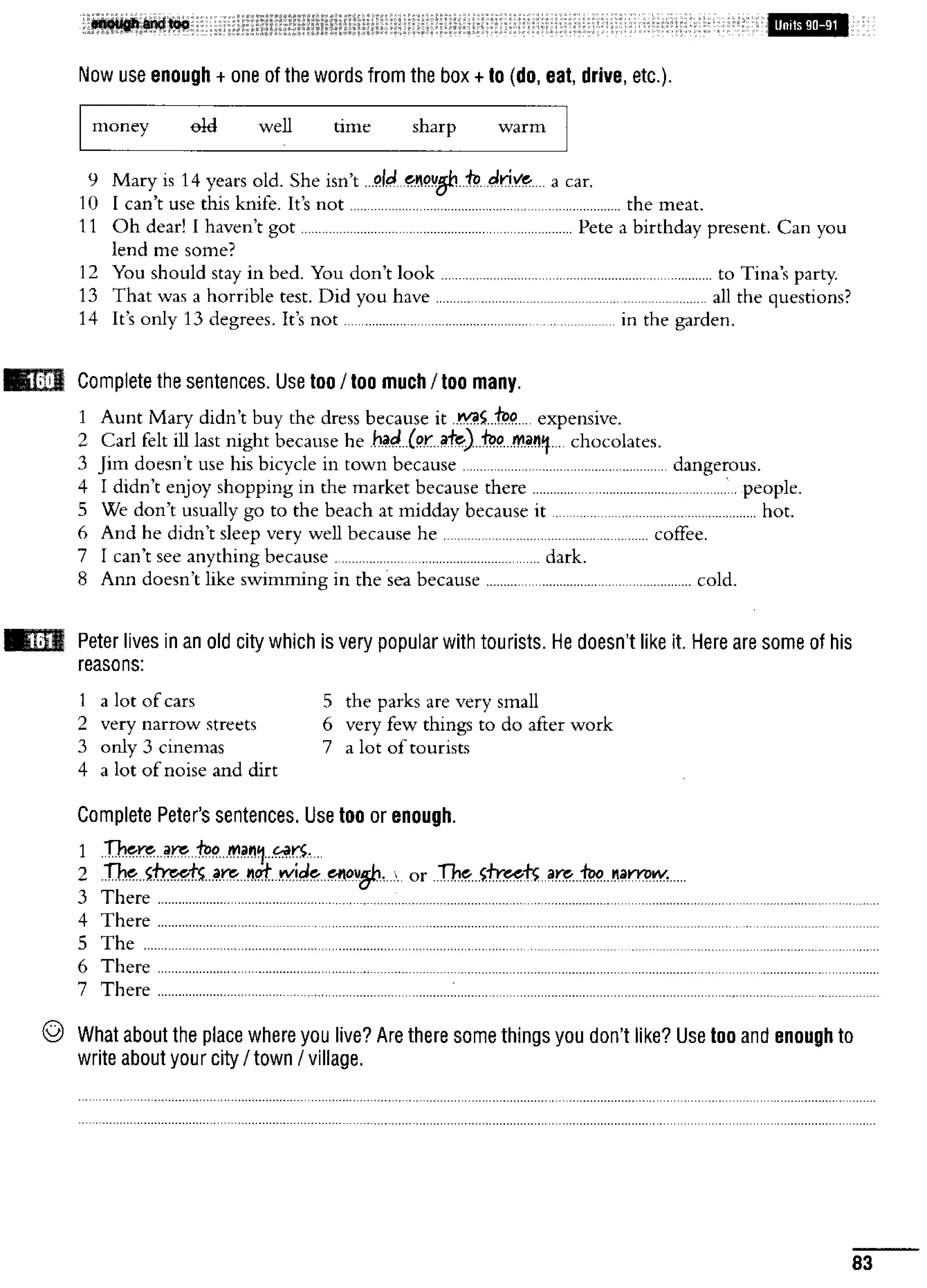 Essential grammar in use supplementary exercises