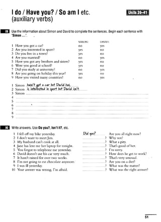 Essential grammar in use supplementary exercises