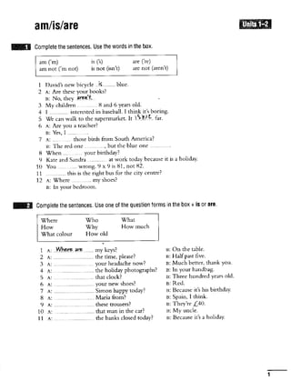 Essential grammar in use supplementary exercises