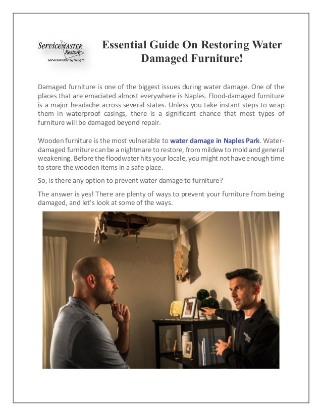 Essential Guide On Restoring Water Damaged Furniture.pdf
