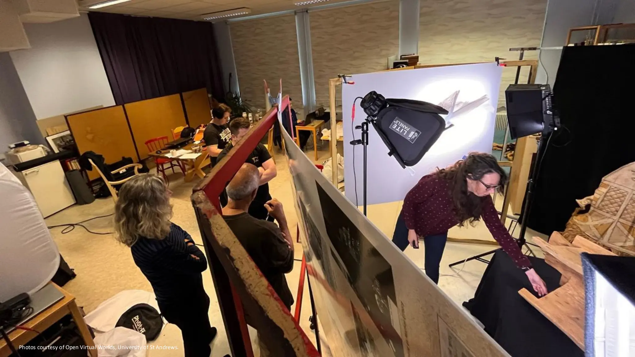 Photos courtesy of Open Virtual Worlds, University of St Andrews.
 