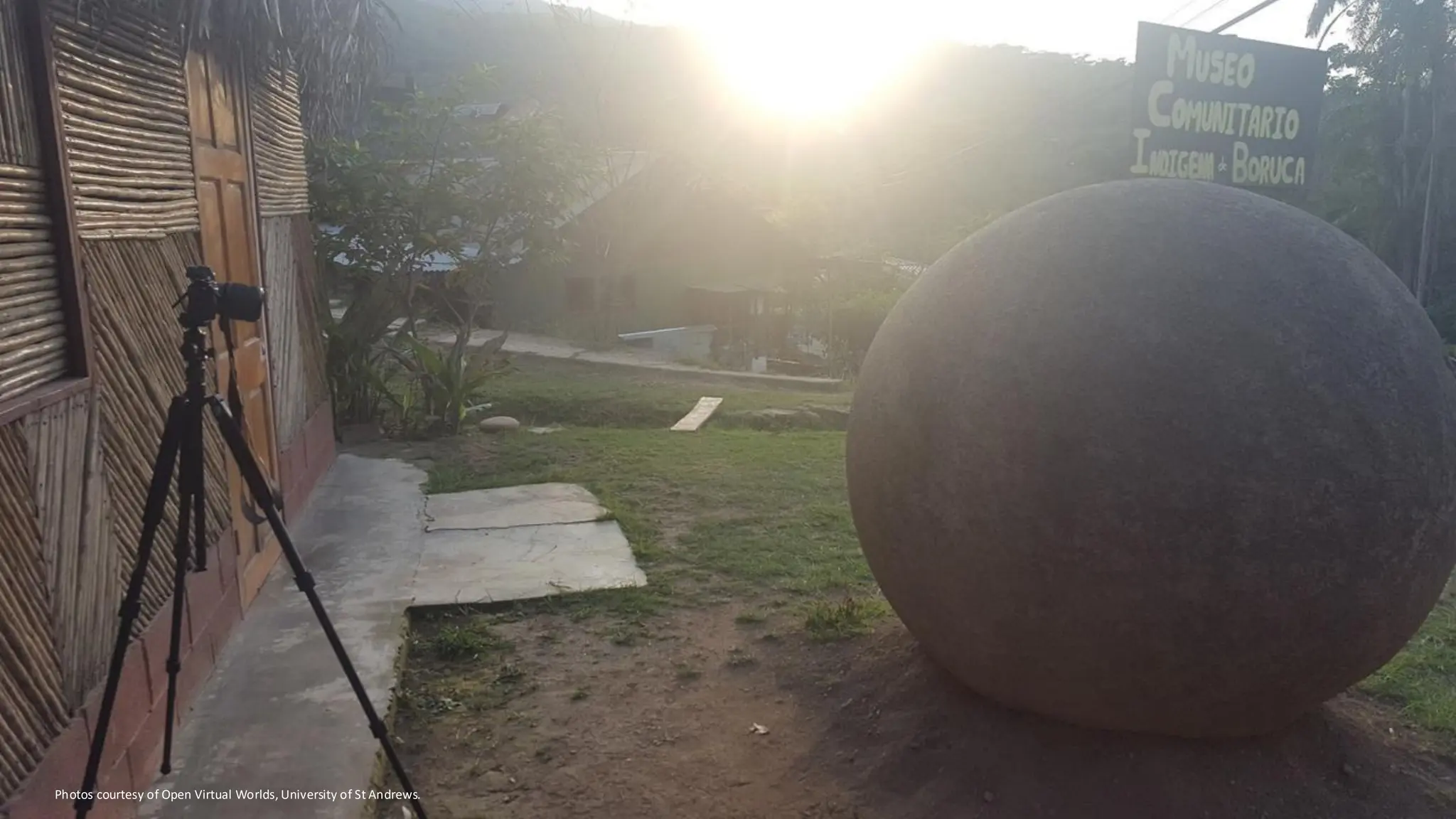 Photos courtesy of Open Virtual Worlds, University of St Andrews.
 