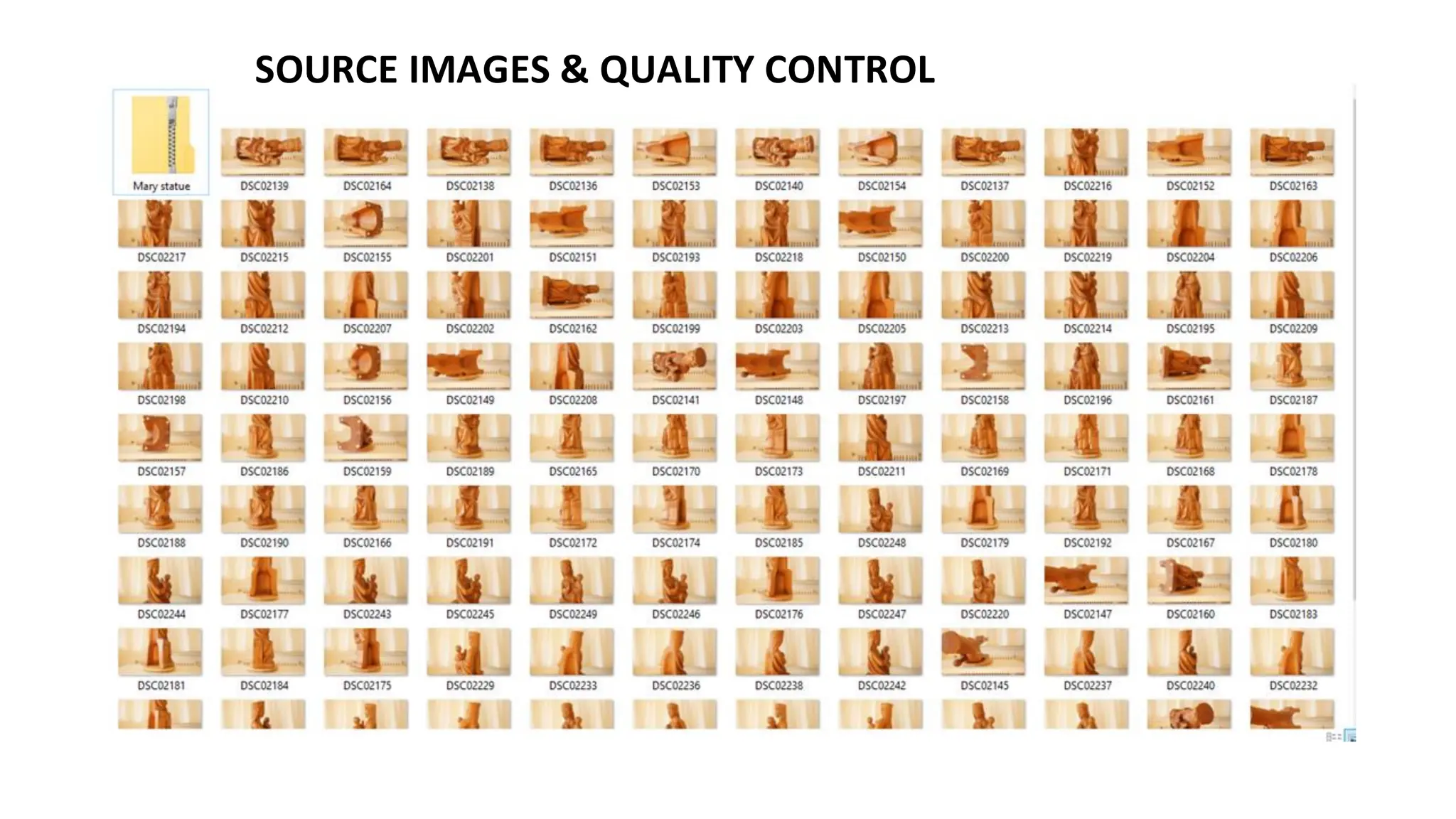 SOURCE IMAGES & QUALITY CONTROL
 