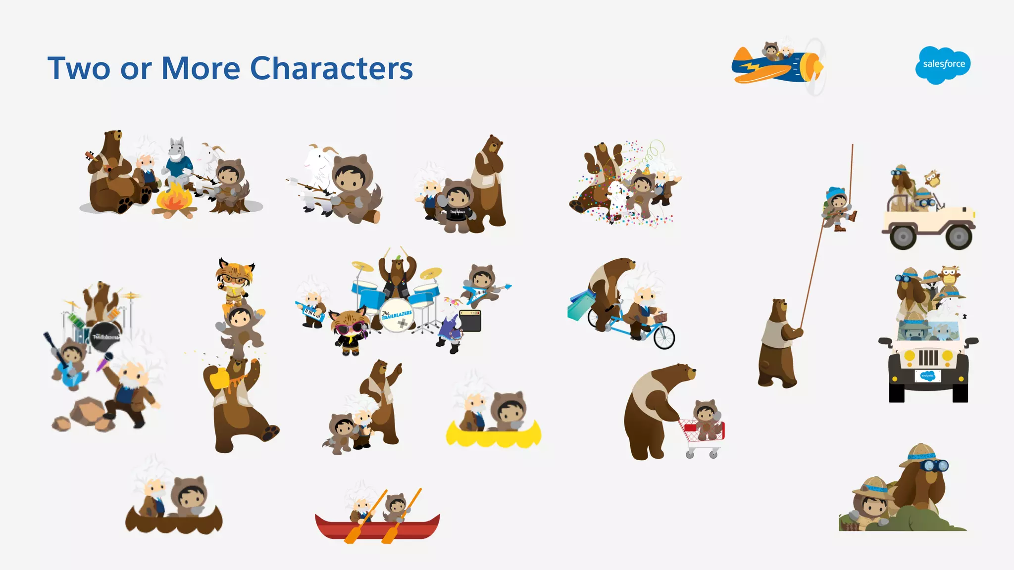 Two or More Characters
 