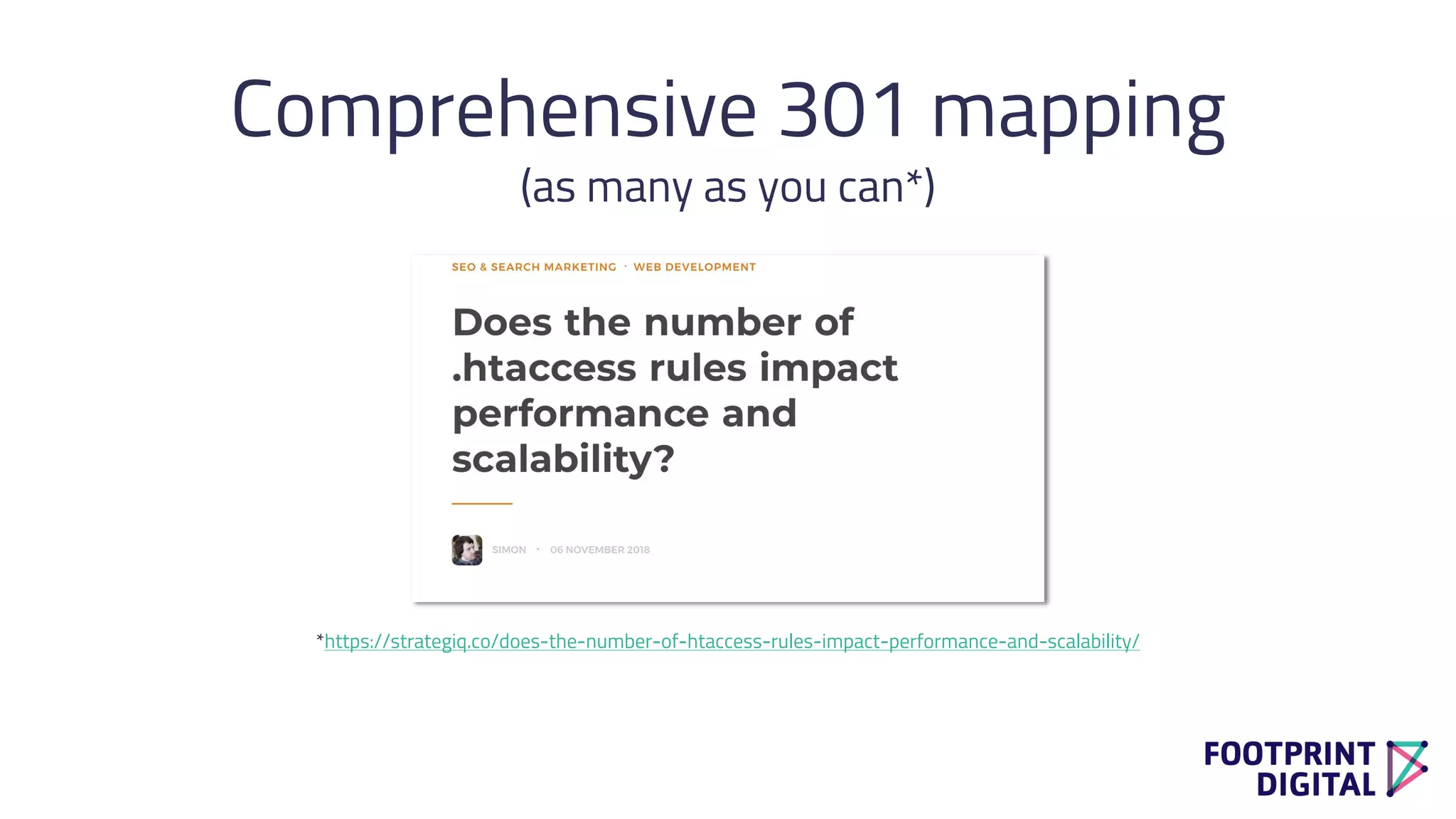 Comprehensive 301 mapping
(as many as you can*)
*https://strategiq.co/does-the-number-of-htaccess-rules-impact-performance-and-scalability/
 