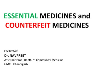 ESSENTIAL MEDICINES and COUNTERFEIT MEDICINES.pdf