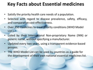 Essential medicines and counterfeit medicines | PPTX