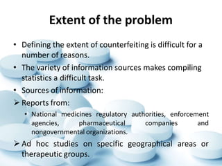 Essential medicines and counterfeit medicines | PPTX