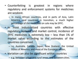 Essential medicines and counterfeit medicines | PPTX
