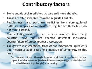 Essential medicines and counterfeit medicines | PPTX