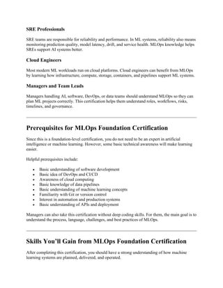 Essential MLOps Foundation Certification Guide for AI.pdf
