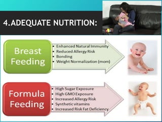 4.ADEQUATE NUTRITION:
 