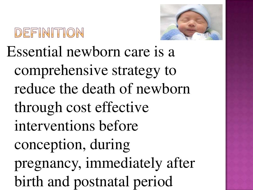 What Is Essential Newborn Care
