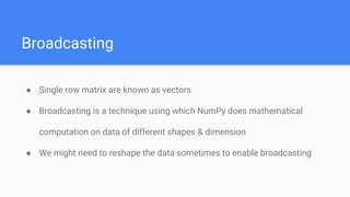 Essential NumPy | PPTX