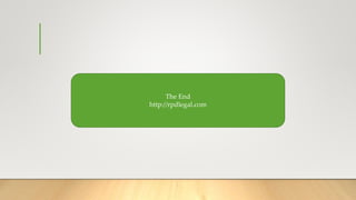 The End
http://rpdlegal.com
 