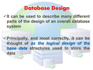 Database Design | PPTX