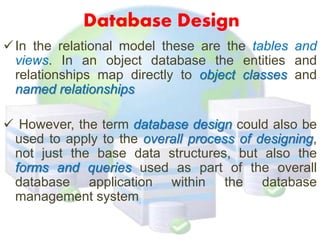 Database Design | PPTX