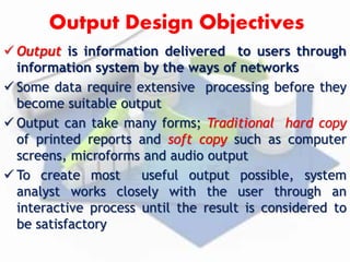 Database Output Design Document Examples Database Design | PPTX