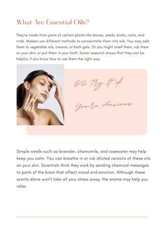 Essential oils for healthy skin | PDF