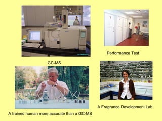 GC-MS Performance Test A Fragrance Development Lab A trained human more accurate than a GC-MS 